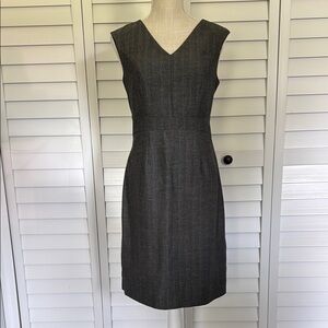 Massimo Gray Sleeveless Business Dress